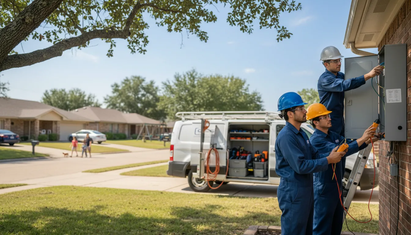 Certified electrician providing emergency electrical services in Bloomfield, IA